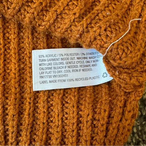 MERONA KNIT SPARKLY COPPER SWEATER - Picture 2 of 14